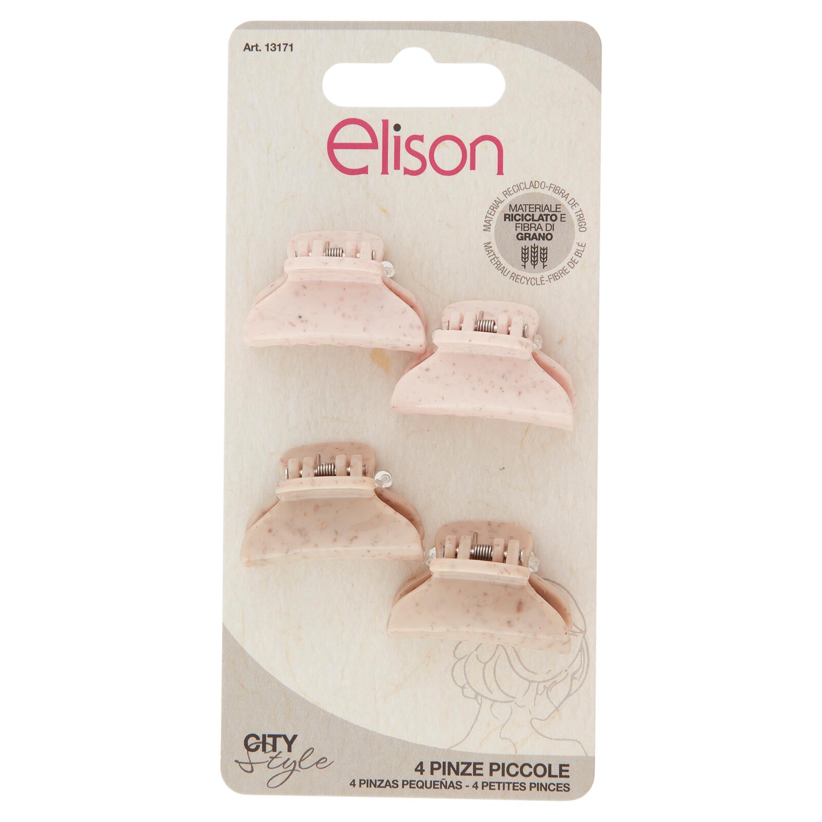 elison City Style Pinze Piccole Natural 4 pz (25526043)