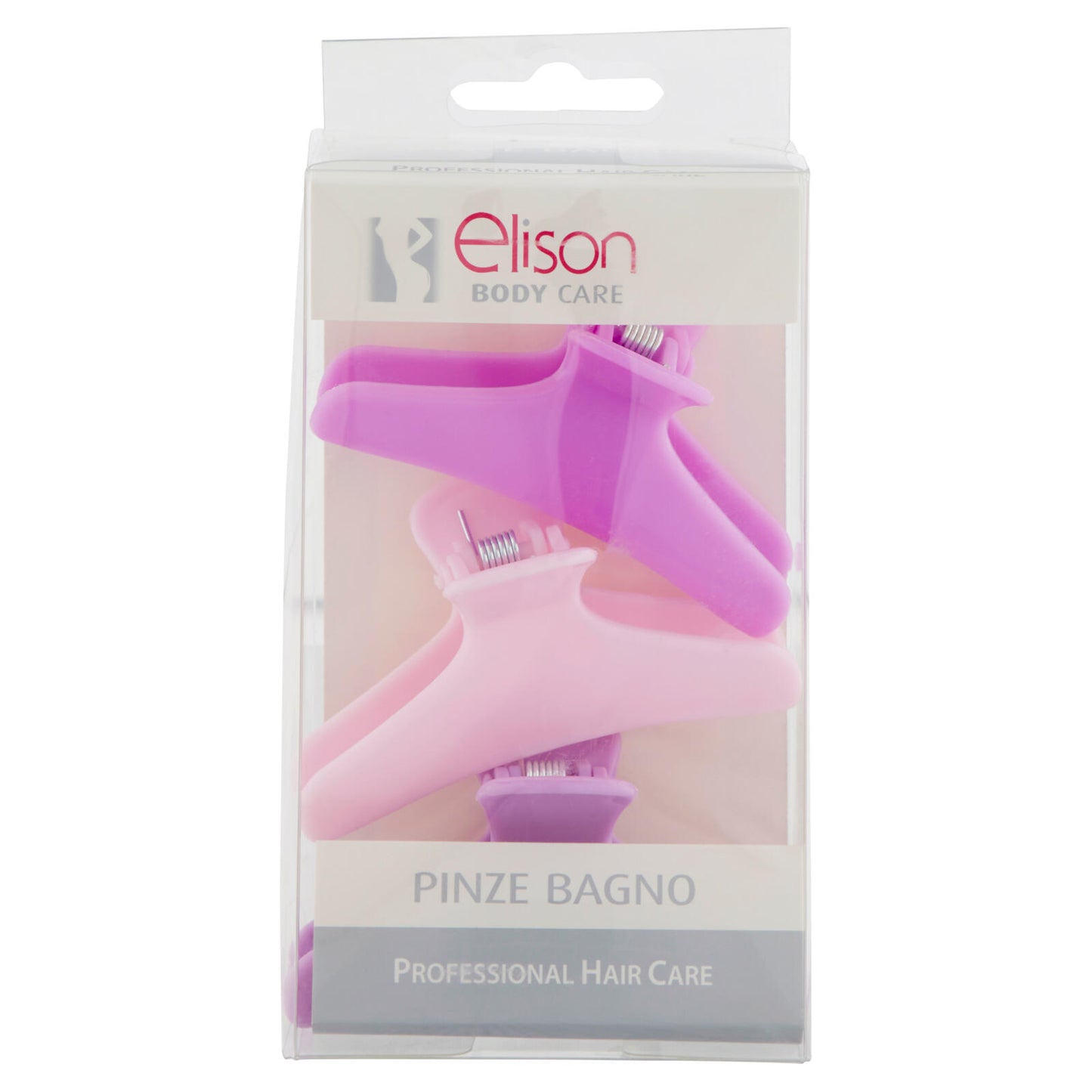 elison Body Care Professional Hair Care Pinze bagno colorate 3 pz