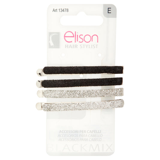 elison Hair Stylist Black Mix Fermagli 4 pz