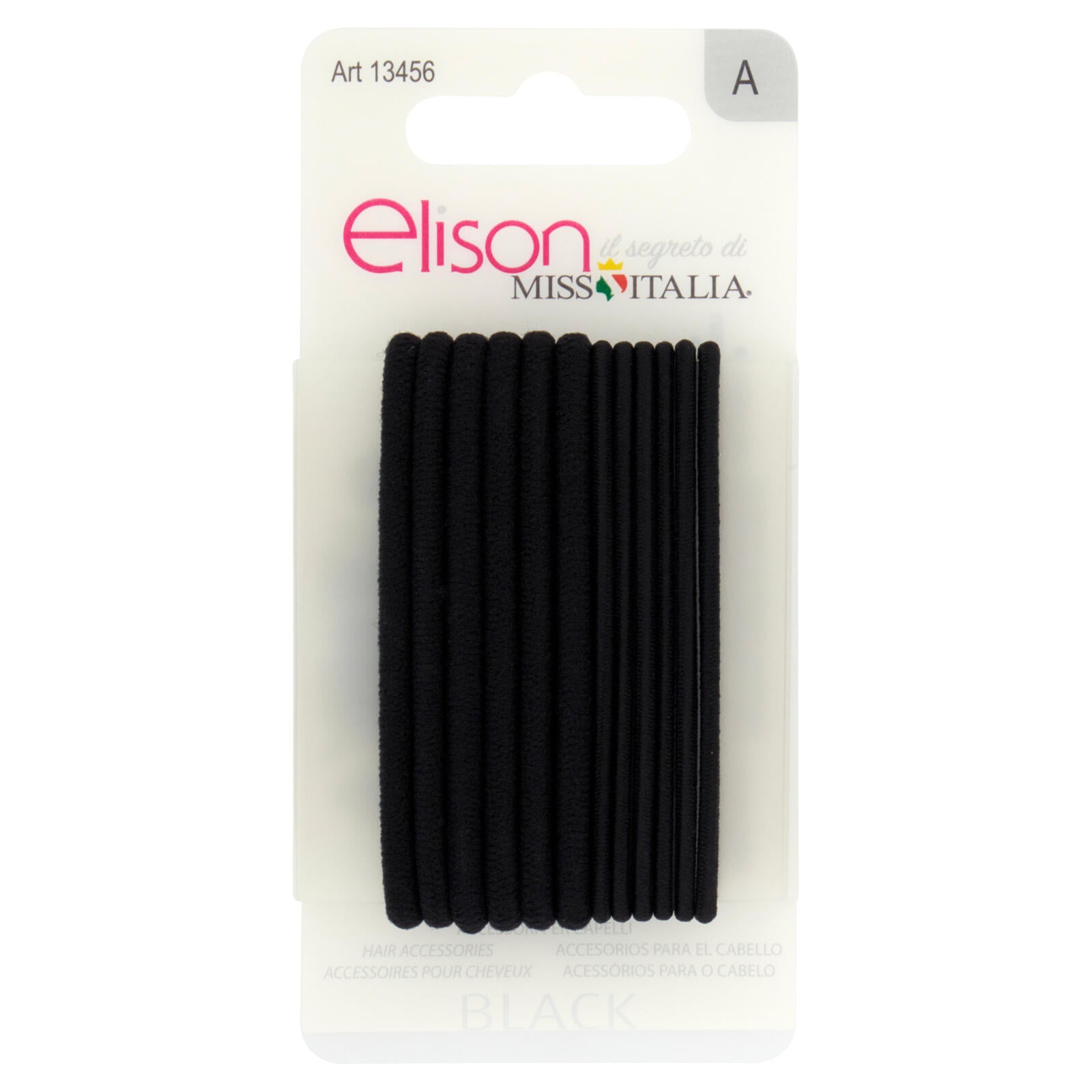 elison Accessori per Capelli Black 6 + 6 pz (25525963)