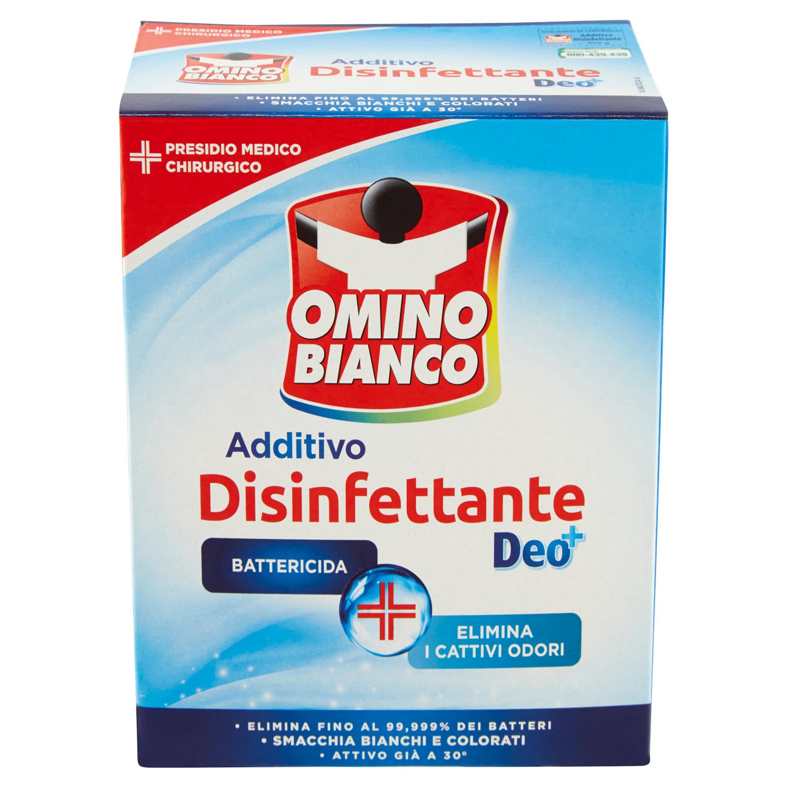 Omino Bianco Additivo Disinfettante Deo+ 450 g (25566716)