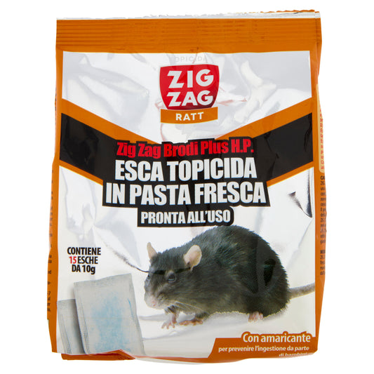 Zig Zag Ratt Brodi Plus H.P. Esca Topicida in Pasta Fresca 150 g