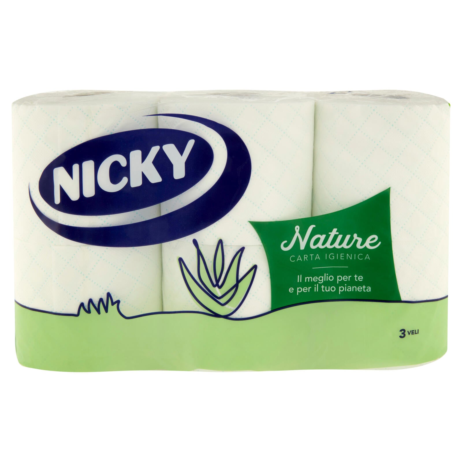 Nicky Nature Carta Igienica 6 pz ->