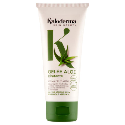 Kaloderma Idratante Gelée Aloe Crema Gelée Mani per Pelle Normale,Secca,Screpolata o Arrossata 100ml (25531434)