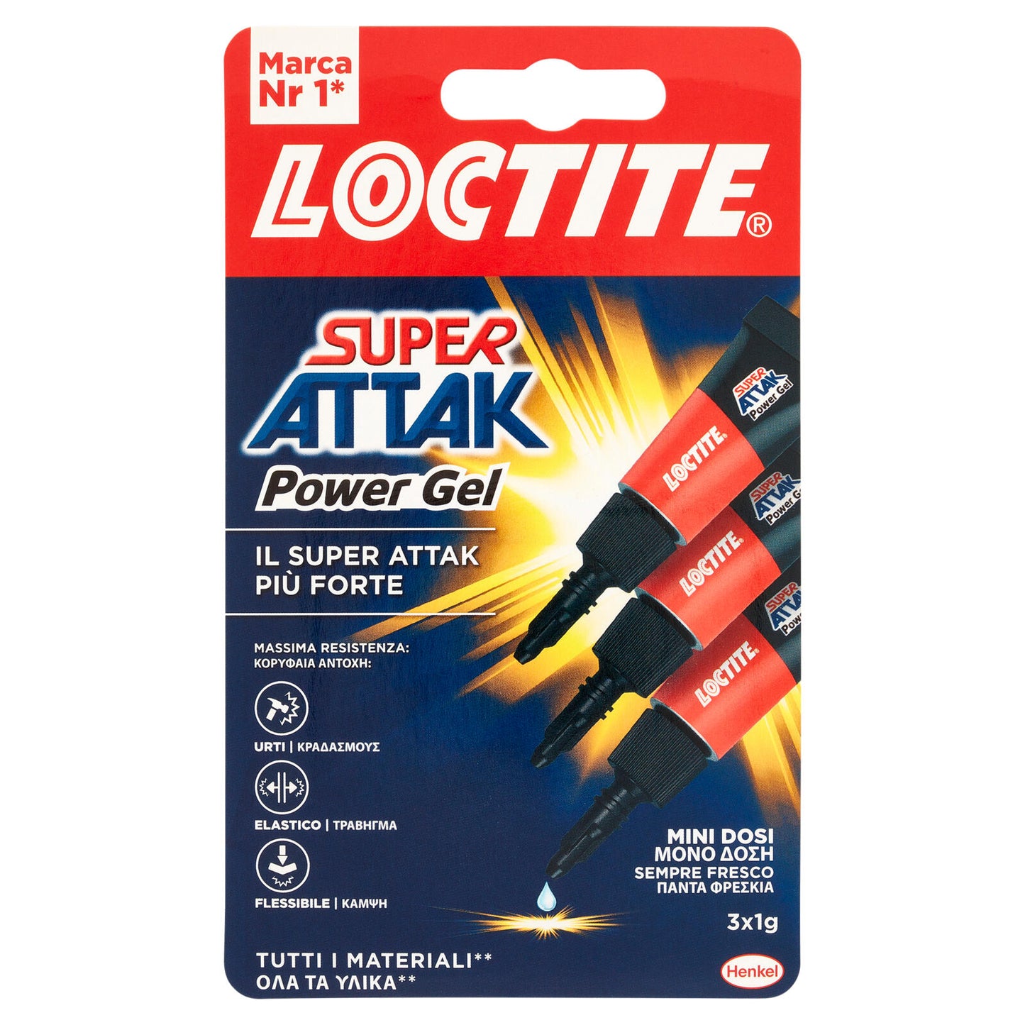 LOCTITE Super Attak MiniTrio Power Flex 3 x 1 g (25533874)