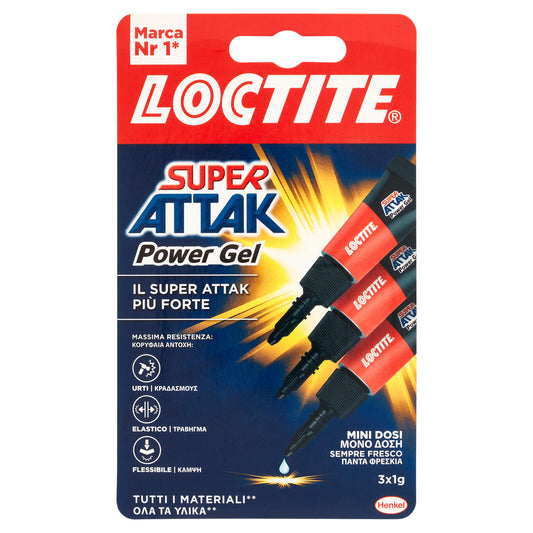 LOCTITE Super Attak MiniTrio Power Flex 3 x 1 g (25533874)
