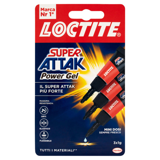Loctite Super Attak MiniTrio Power Flex 3 x 1 g