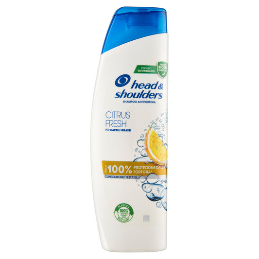 Head & Shoulders Shampoo Antiforfora Citrus Fresh per Capelli Grassi 225 ml