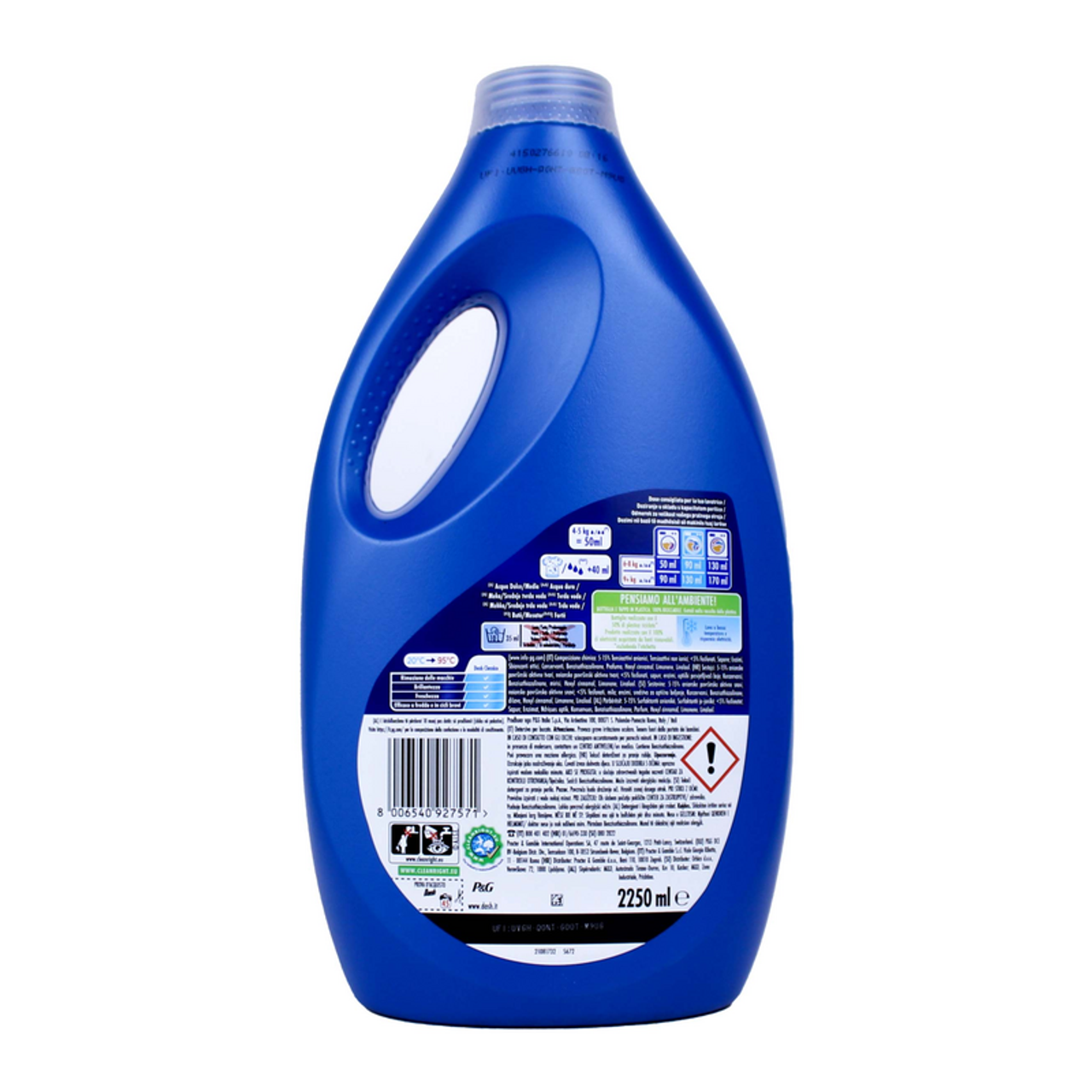 Dash - Liquido Detersivo Bucato Lavatrice Classico - 45 Lavaggi (25524258)