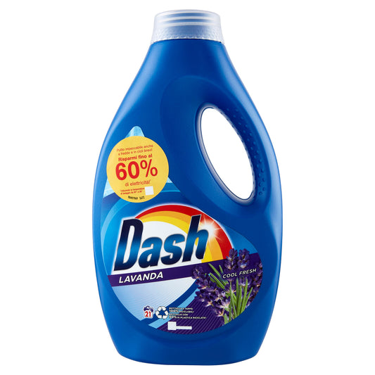 Dash Detersivo Liquido Lavatrice, Lavanda, 21 Lavaggi 1050 ml
