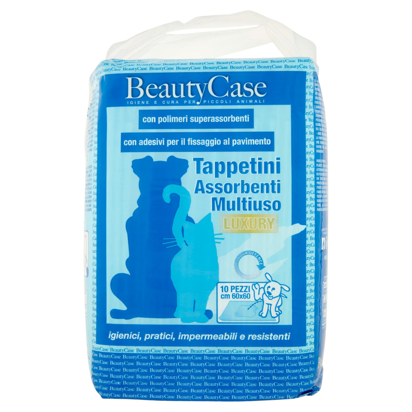 BeautyCase Tappetini Assorbenti Multiuso Luxury 60x60 cm 10 pz