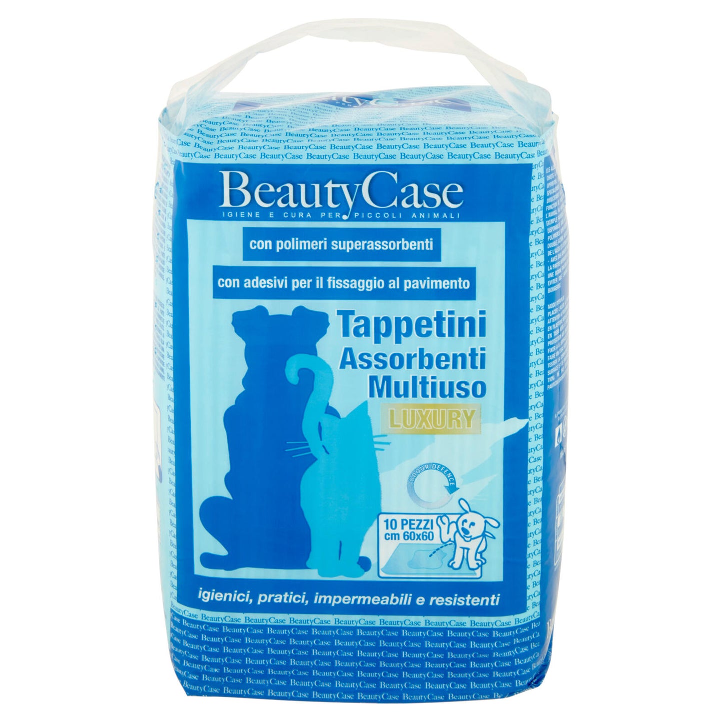 BeautyCase Tappetini Assorbenti Multiuso Luxury 60x60 cm 10 pz