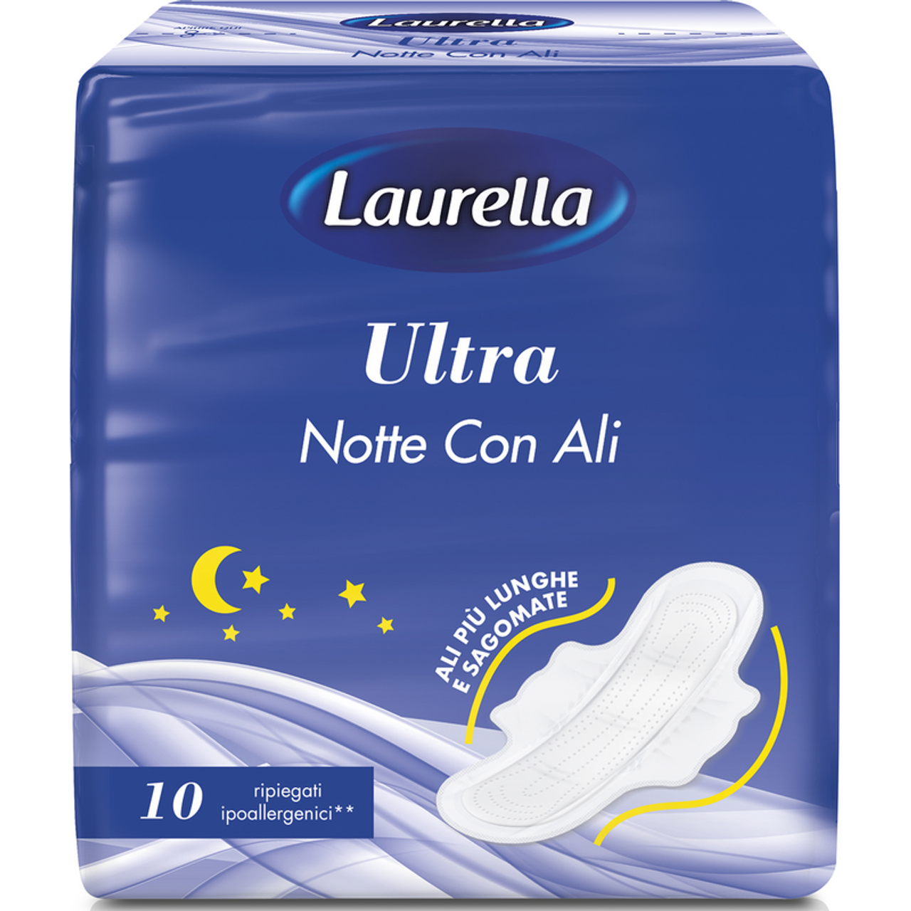 LAURELLA - Assorbenti notte con ali ripiegati - 10 pz (25533086)