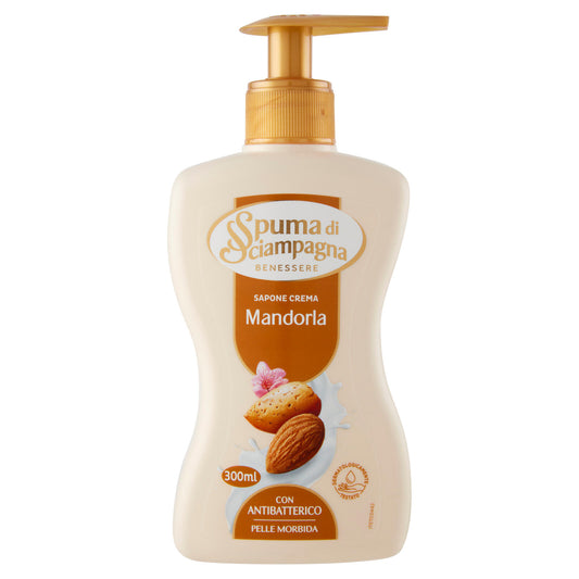 Spuma di Sciampagna Benessere Sapone Crema Mandorla 300 ml (25607877)