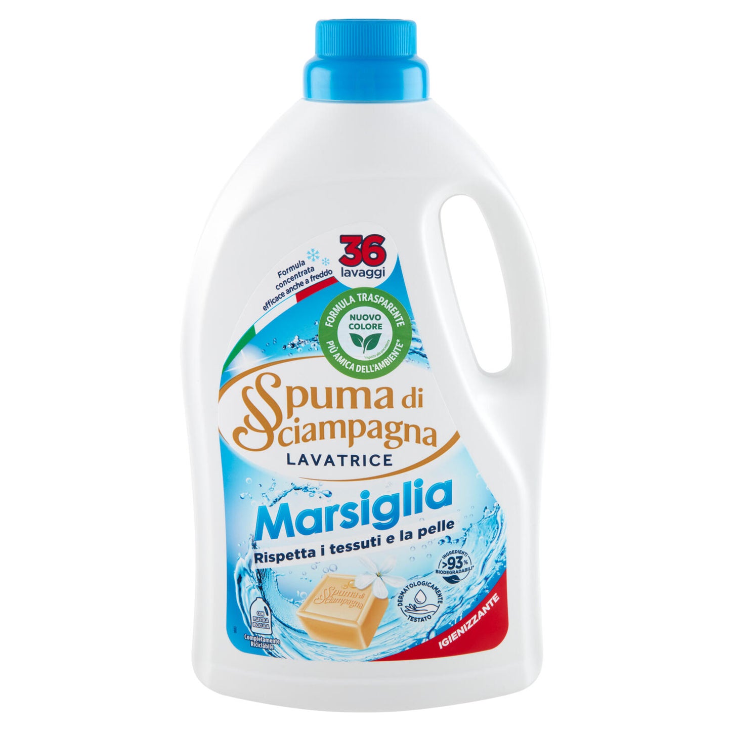 Spuma di Sciampagna Marsiglia Lavatrice Igienizzante 1620 ml (25607908)