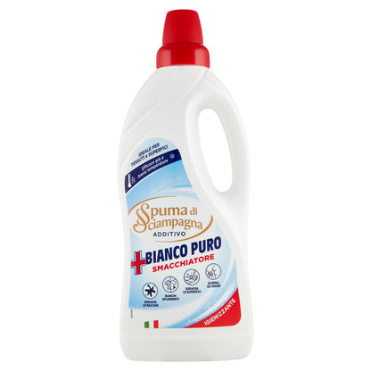 Spuma di Sciampagna Additivo Bianco Puro Smacchiatore Ideale per Tessuti e Superfici 900 ml (25607810)