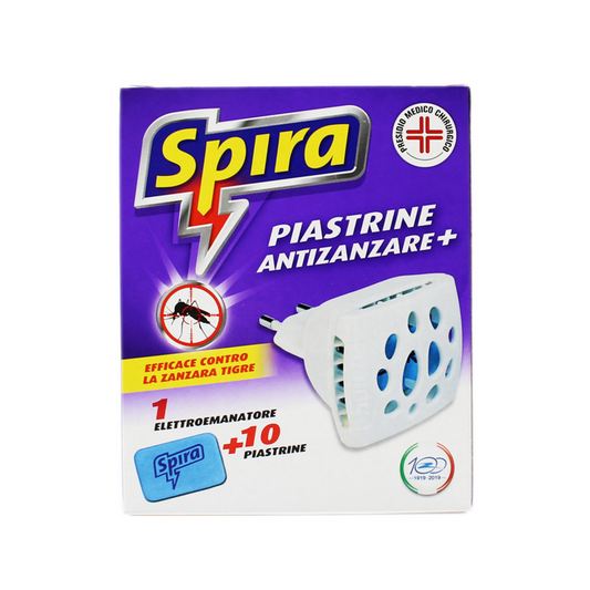 Spira - Insetticida Antizanzara Elettroemanatore + 10 Piastrine (25607373)