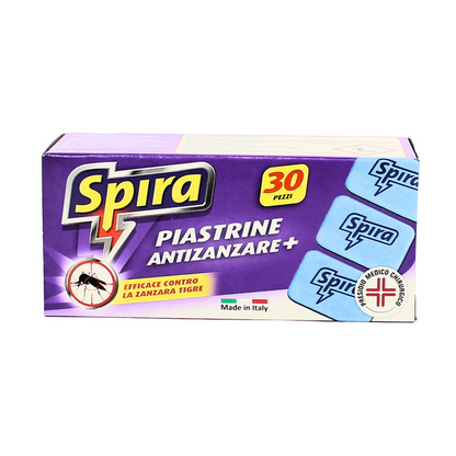 Spira - Insetticida Piastrine Antizanzara Per Elettroemanatore - 30 Pz (25607388)