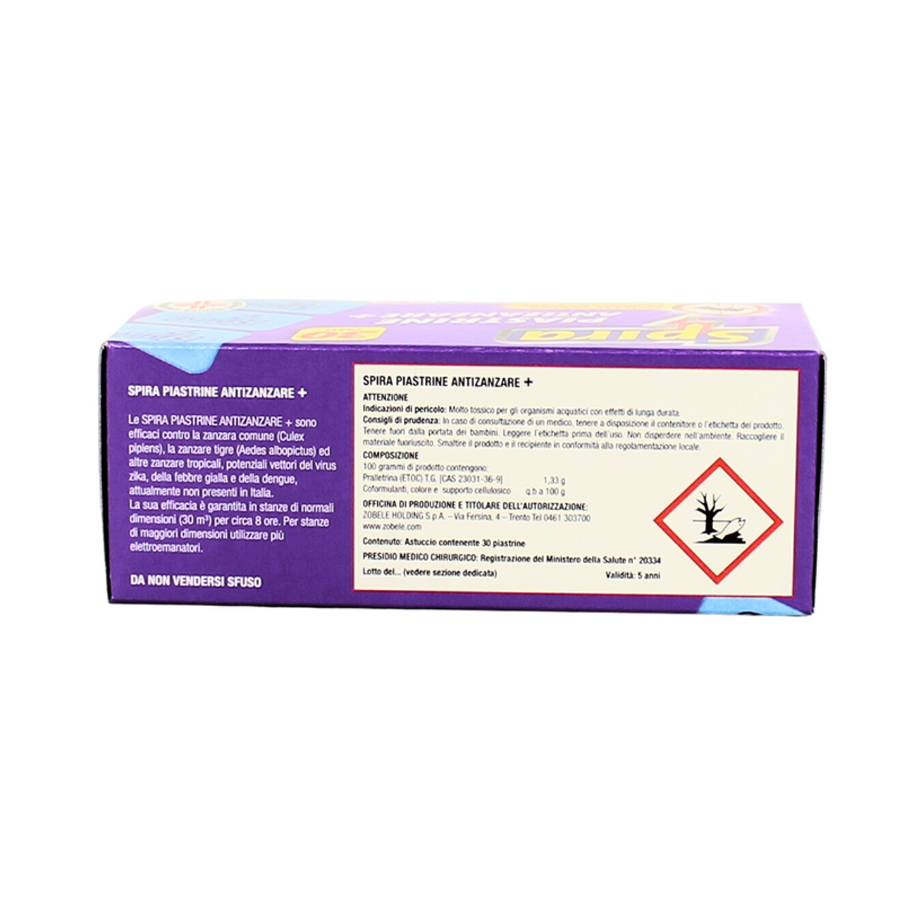 Spira - Insetticida Piastrine Antizanzara Per Elettroemanatore - 30 Pz (25607389)