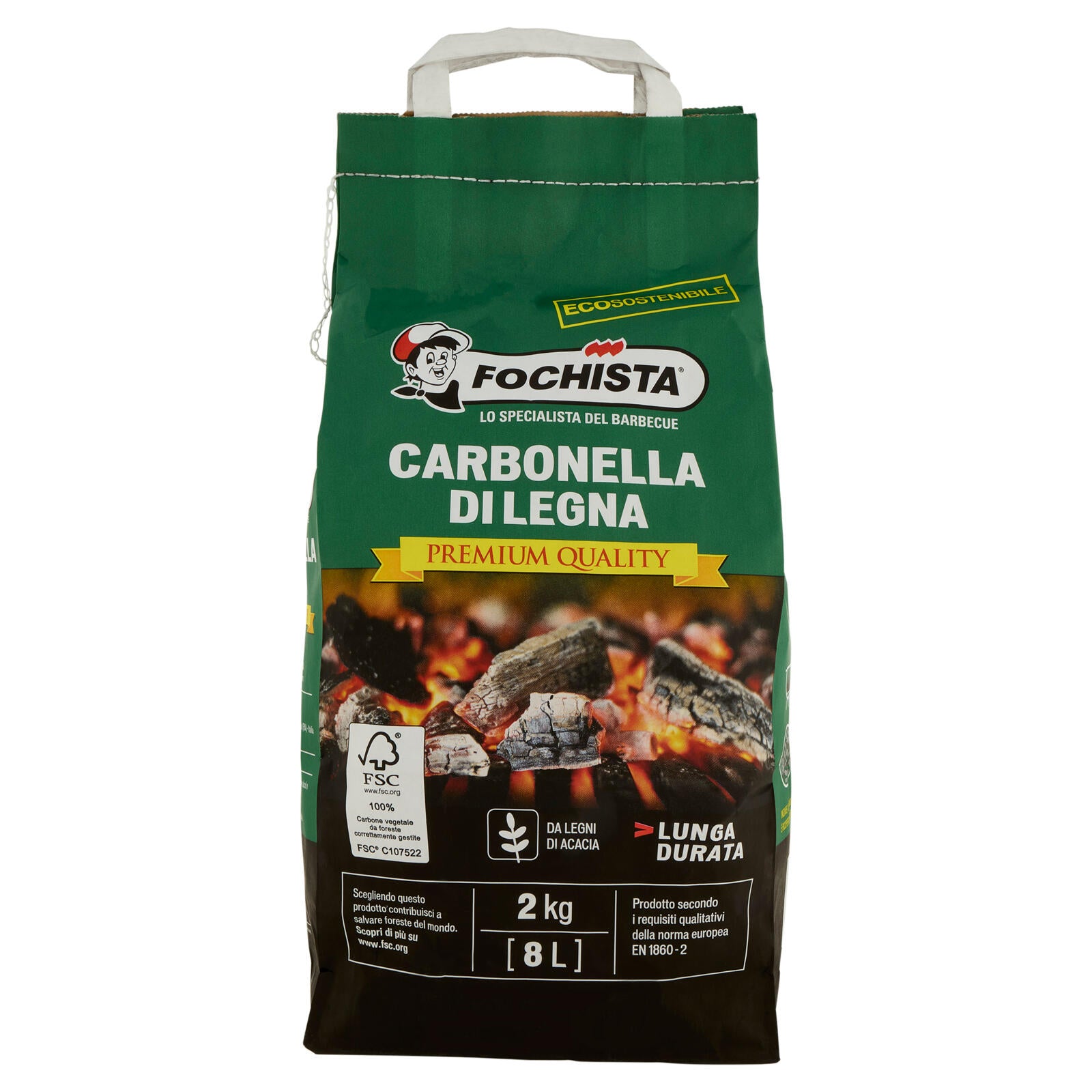Fochista Carbonella di Legna Premium Quality 2 kg (25529772)