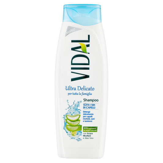 Vidal Ultra Delicato Shampoo Tutti i Tipi di Capelli 250 ml