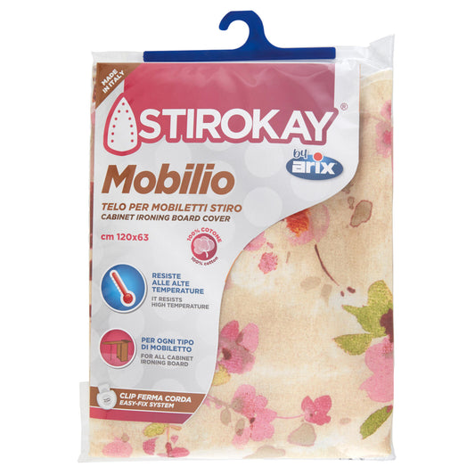 Stirokay Mobilio Telo per mobiletti stiro 120 x 63 cm (25608457)