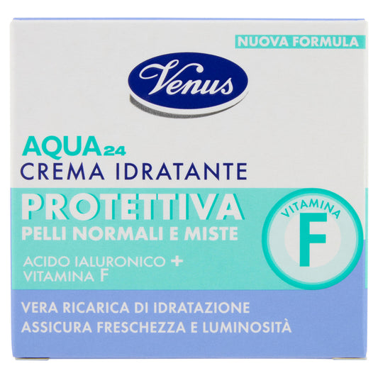 Venus Aqua 24 Crema Idratante Protettiva Pelli Normali e Miste 50 mL (25613374)