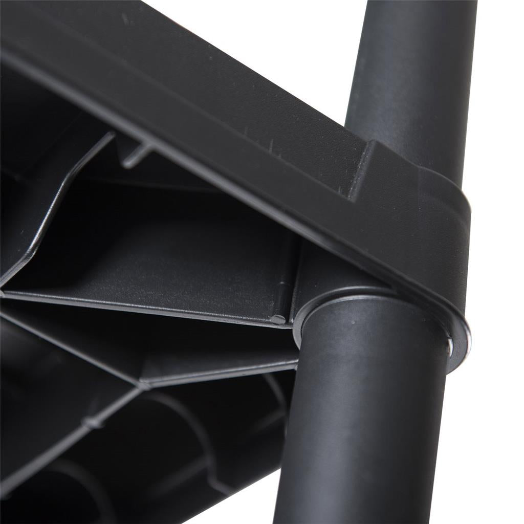 Toomax - Scaffale 4 Ripiani Multiuso in Resina - Nero 60x30x138h cm, 150Kg
 (25590663)
