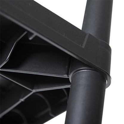 Toomax - Scaffale 4 Ripiani Multiuso in Resina - Nero 60x30x138h cm, 150Kg
 (25590663)