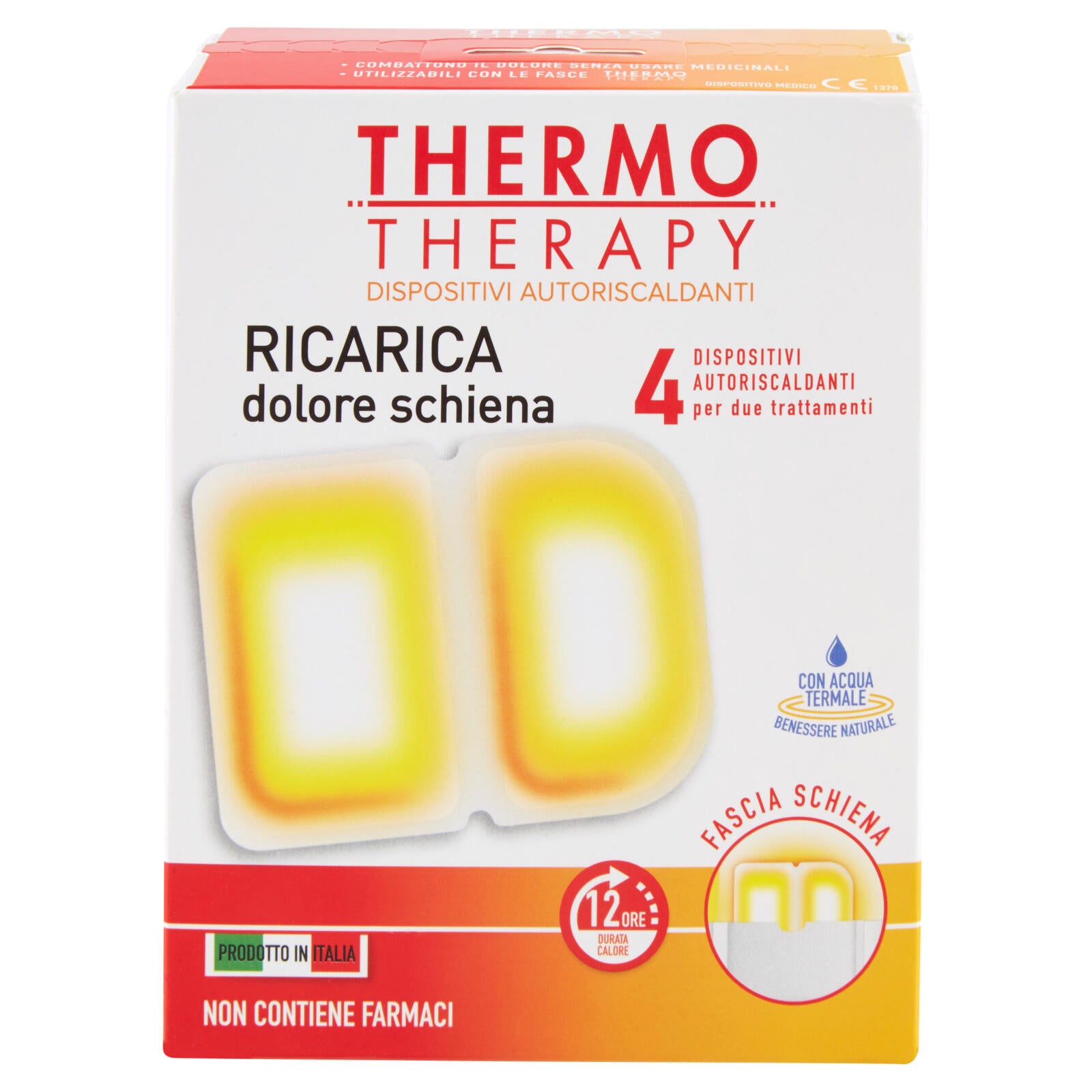 ThermoTherapy dolore schiena Ricarica 4 pz
