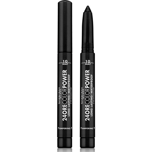 Deborah Milano - Ombretto 24H Waterproof Color Power - N.10 Mat Black (25524969)