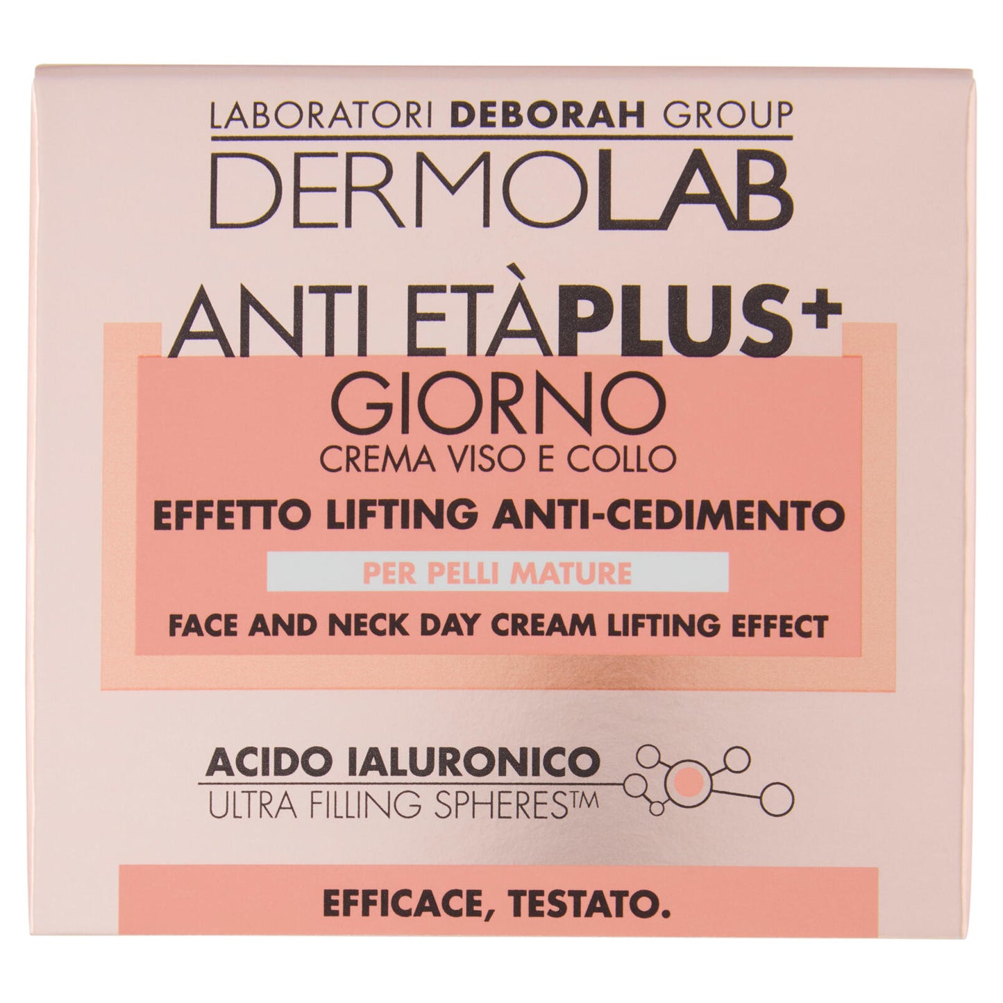 Dermolab Anti Età Plus+ Giorno Crema Viso e Collo Effetto Lifting Anti-Cedimento 50 ml (25525221)