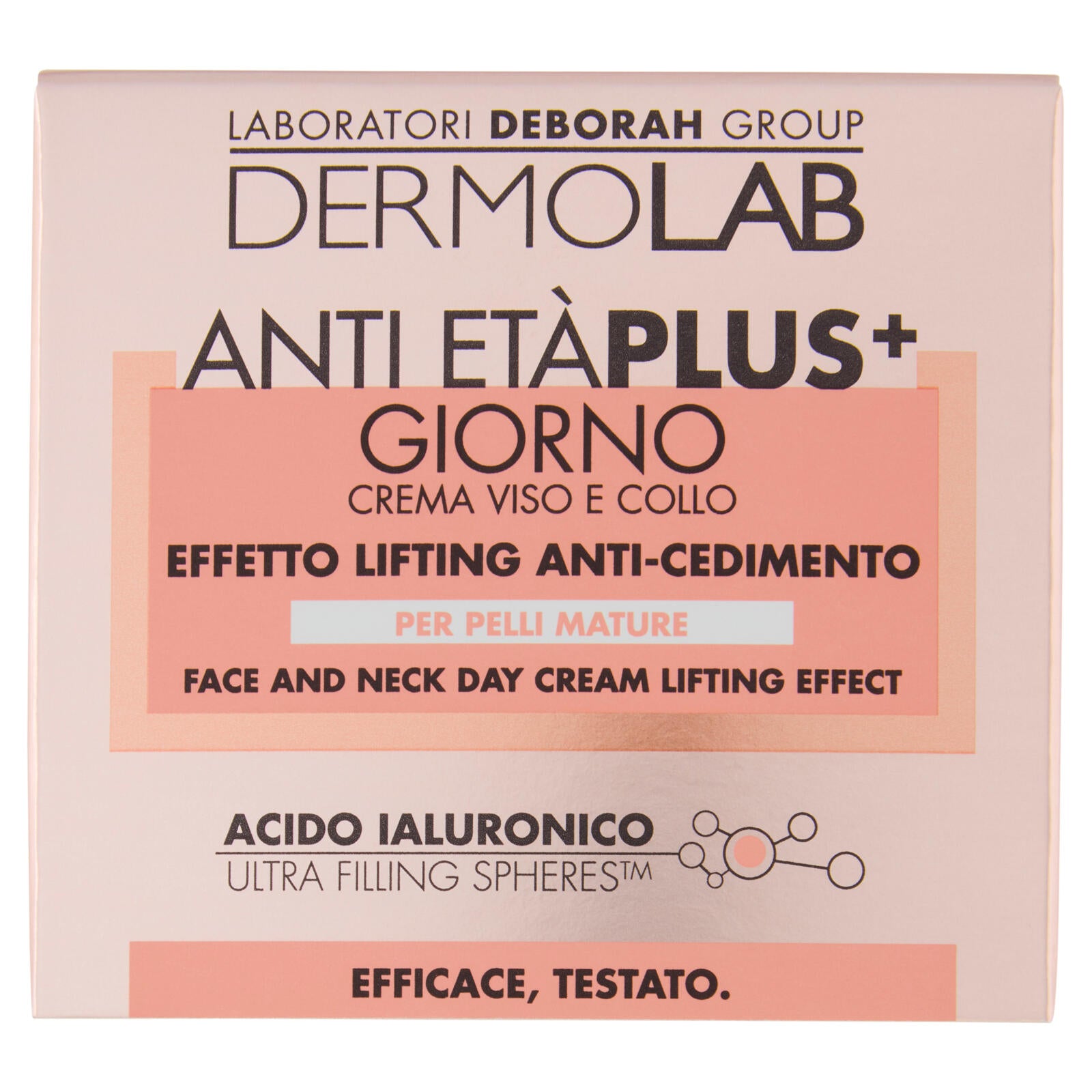 Dermolab Anti Età Plus+ Giorno Crema Viso e Collo Effetto Lifting Anti-Cedimento 50 ml (25525221)