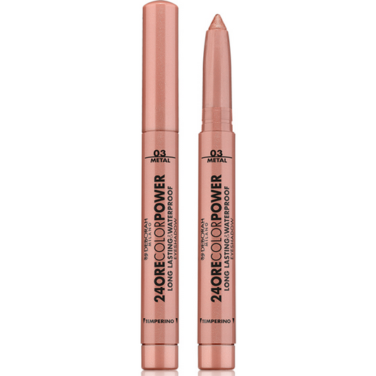 Deborah Milano - Ombretto 24H Waterproof Color Power - N.03 Rose Brown (25524968)