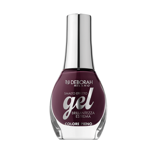 Deborah - Smalto Gel Effect Dark Red - N.230 (25524781)