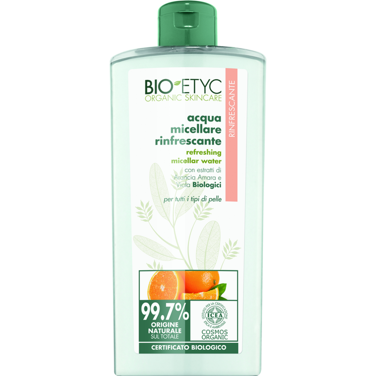 Bioetyc - Acqua Micellare Rinfrescante Estratti Arancia Amara - 400 Ml (25520283)