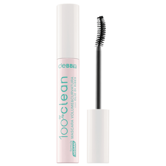 Debby - Mascara 100% Clean Volume & Curv Black 
 (25524347)