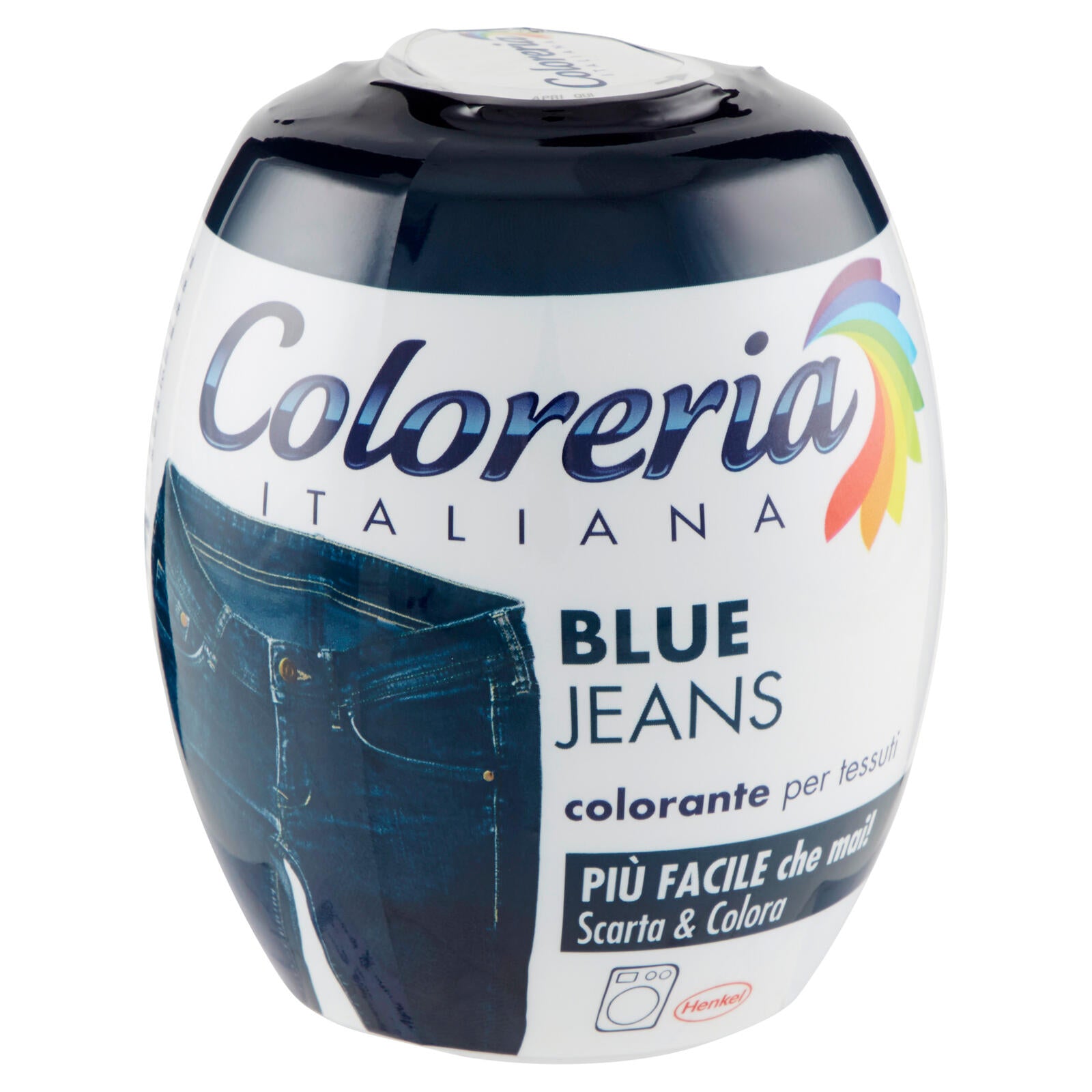 3pz Coloreria Italiana Colorante per tessuti Blue Jeans + Nero Intenso  350gr