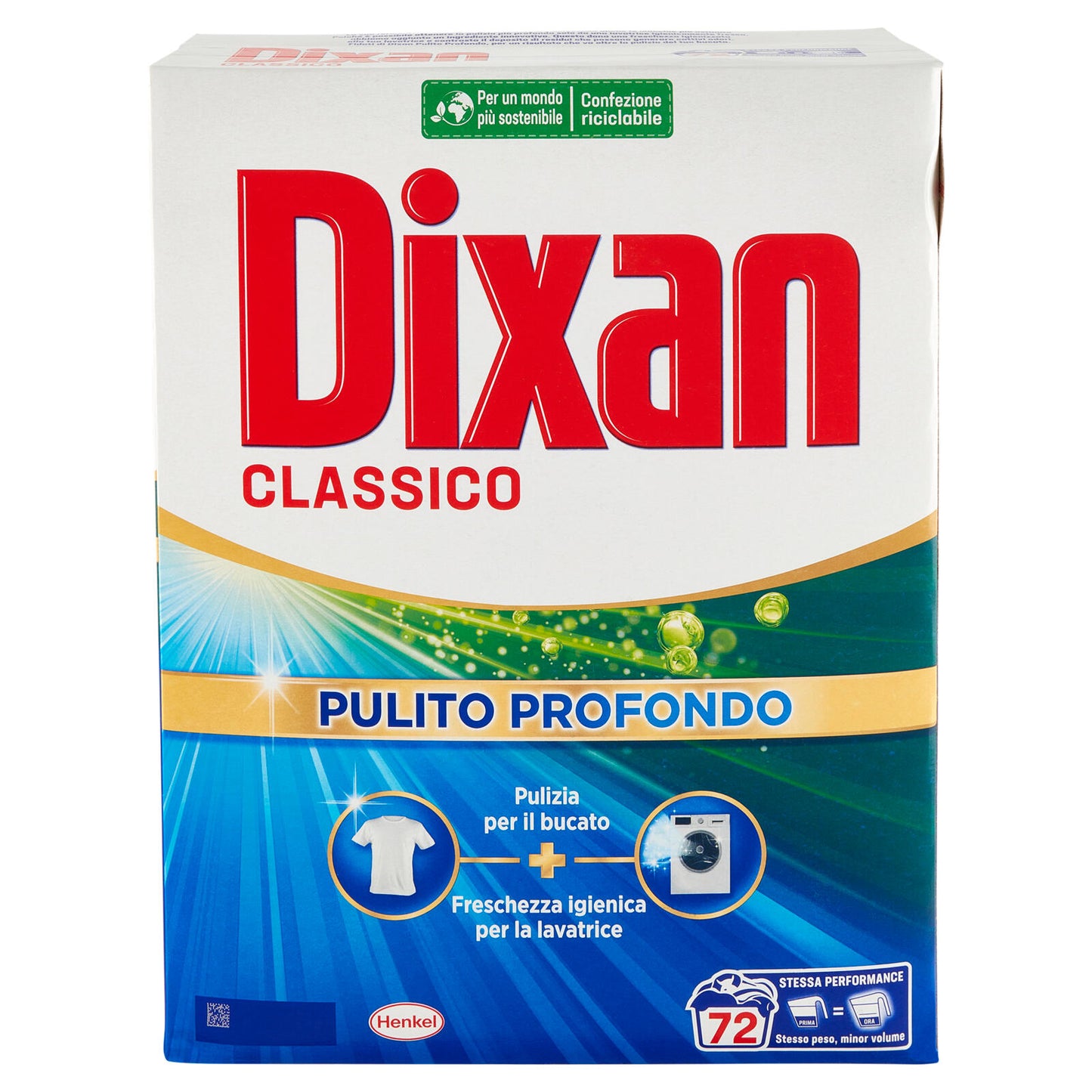 DIXAN Polvere Classico 72 lavaggi 3,960 kg