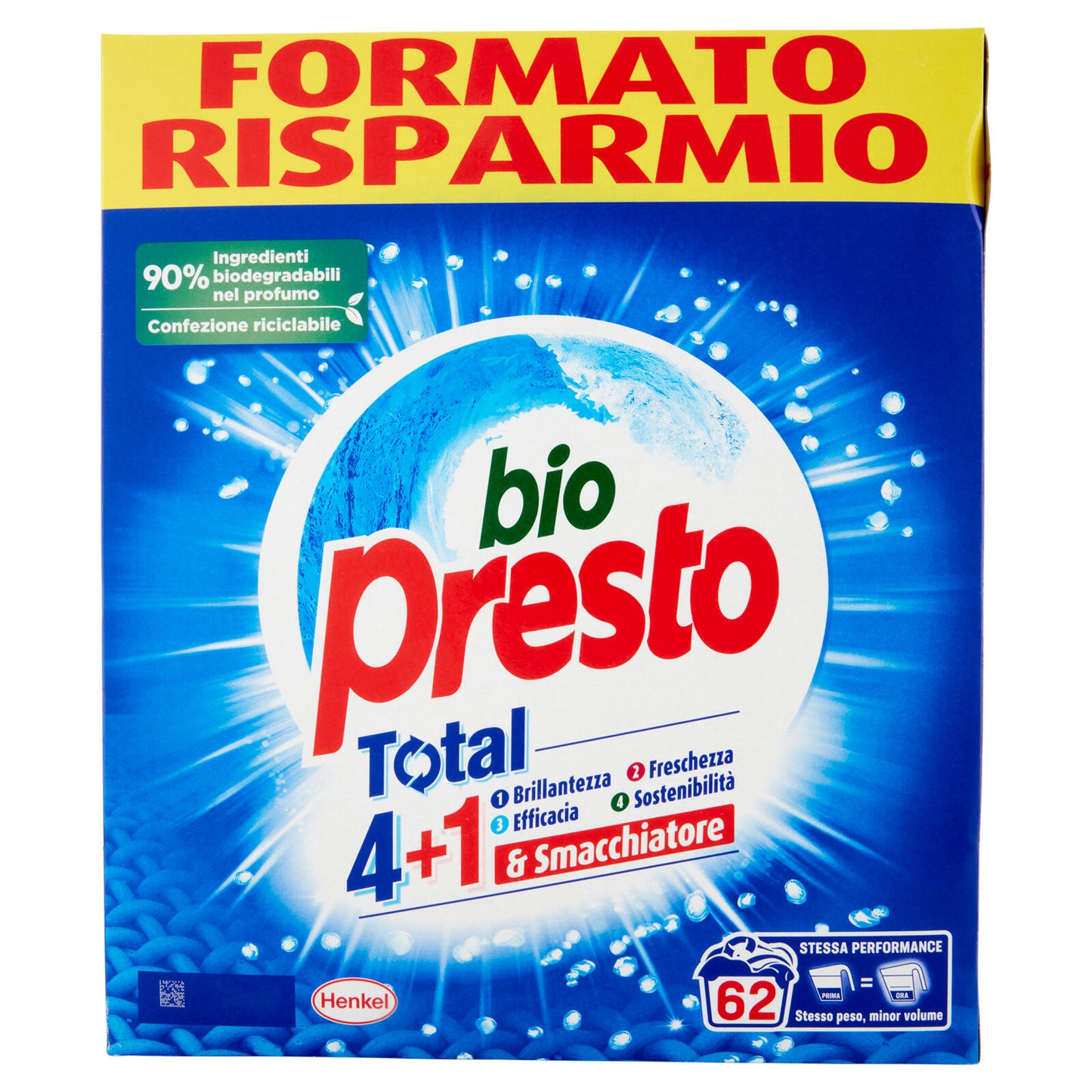 BIO PRESTO Polvere 62 lavaggi 3,100 kg (25520277)