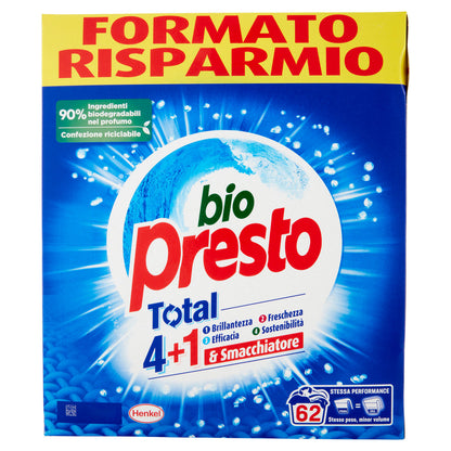 BIO PRESTO Polvere 62 lavaggi 3,100 kg (25520277)