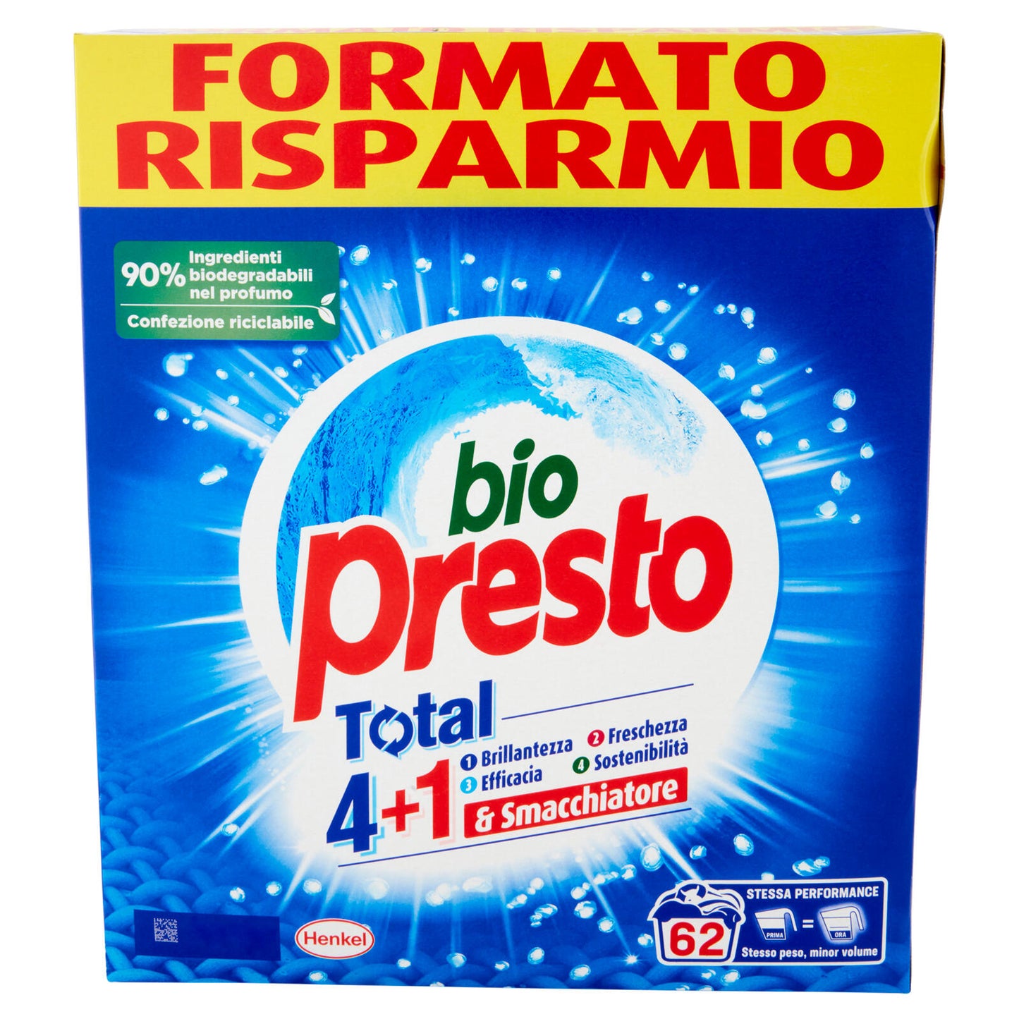 BIO PRESTO Polvere 62 lavaggi 3,100 kg (25520278)