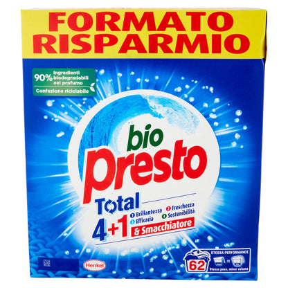 BIO PRESTO Polvere 62 lavaggi 3,100 kg (25520278)