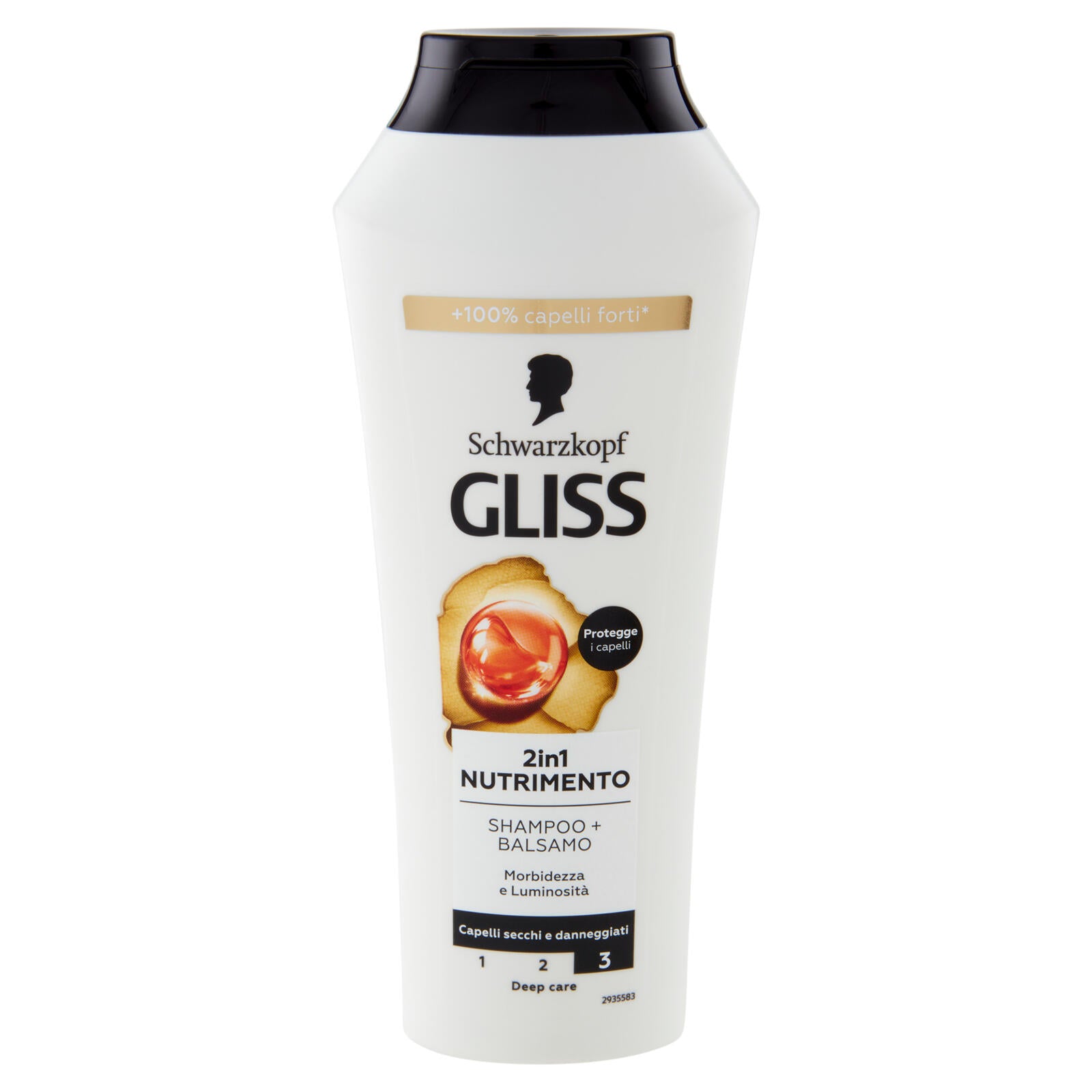 Gliss 2in1 Nutrimento Shampoo + Balsamo 250 ml