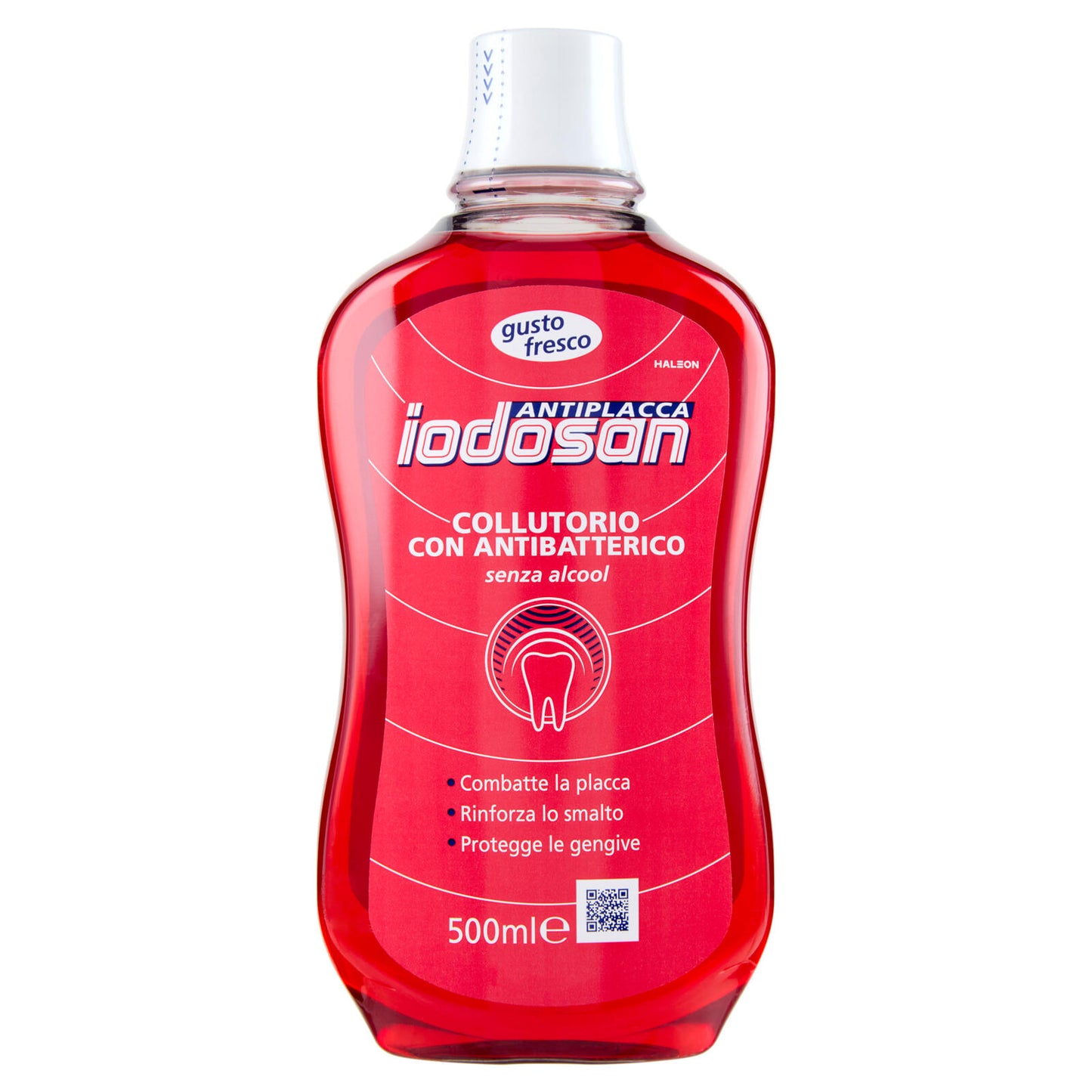 Iodosan Antiplacca Collutorio con Antibatterico per Pulizia Denti e Protezione Gengive 500 ml (25531349)