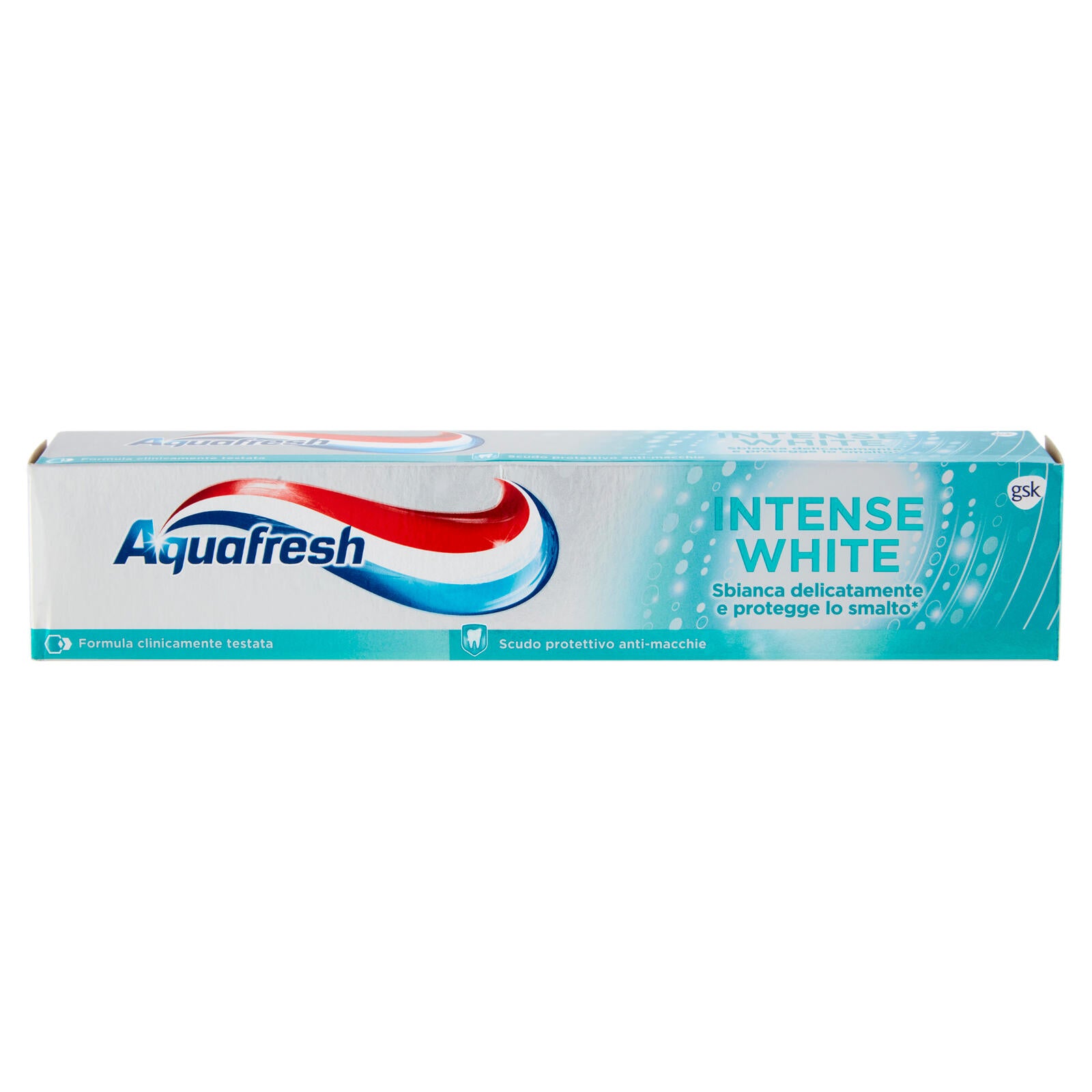 Aquafresh Dentifricio Sbiancante Intense White Rinforza lo Smalto e Alito  Fresco 75 ml ->