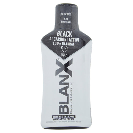 Blanx Black ai Carboni Attivi 100% Naturali Collutorio Sbiancante 500 ml