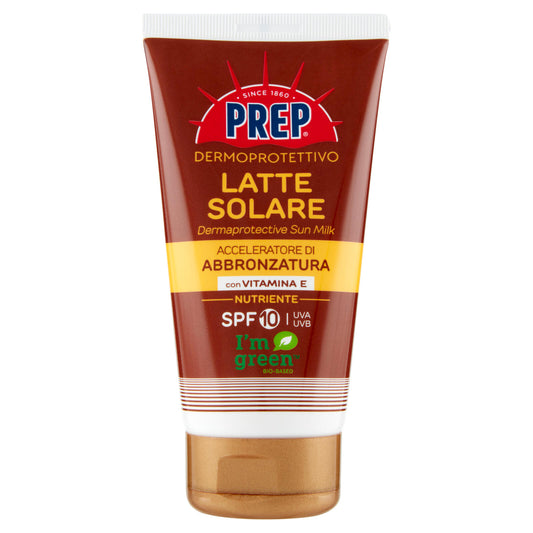 Prep Dermoprotettivo Latte Solare Acceleratore di Abbronzatura Nutriente SPF 10 150 ml (25582158)