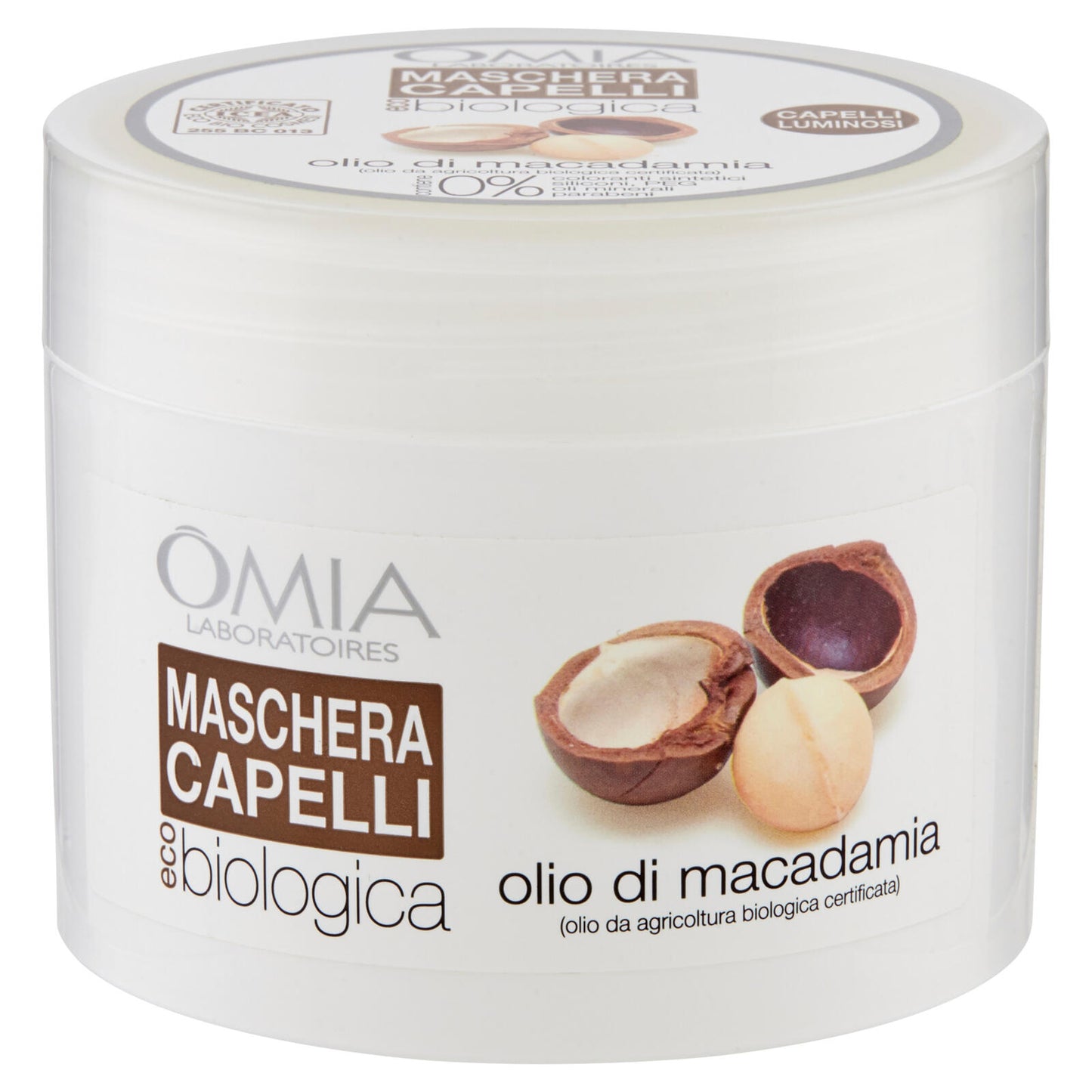 Omia Laboratoires eco biologica Maschera Capelli olio di macadamia 250 ml
