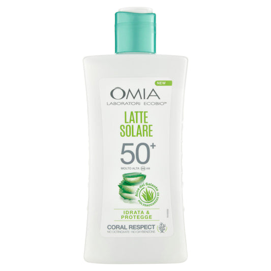 Omia Laboratori Ecobio Latte Solare 50⁺ Molto Alta Aloe del Salento 200 ml (25566459)